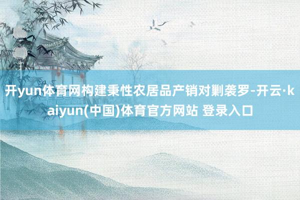 开yun体育网构建秉性农居品产销对剿袭罗-开云·kaiyun(中国)体育官方网站 登录入口